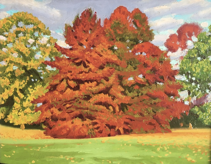 2 Red Trees   