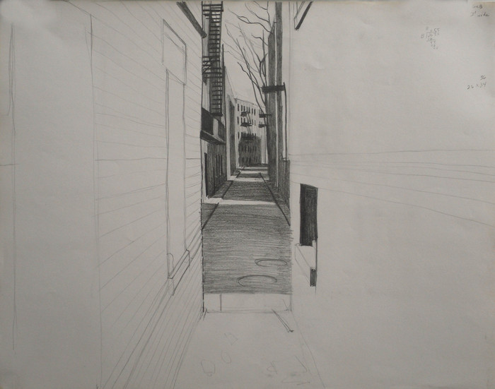 Study for Down An Alley